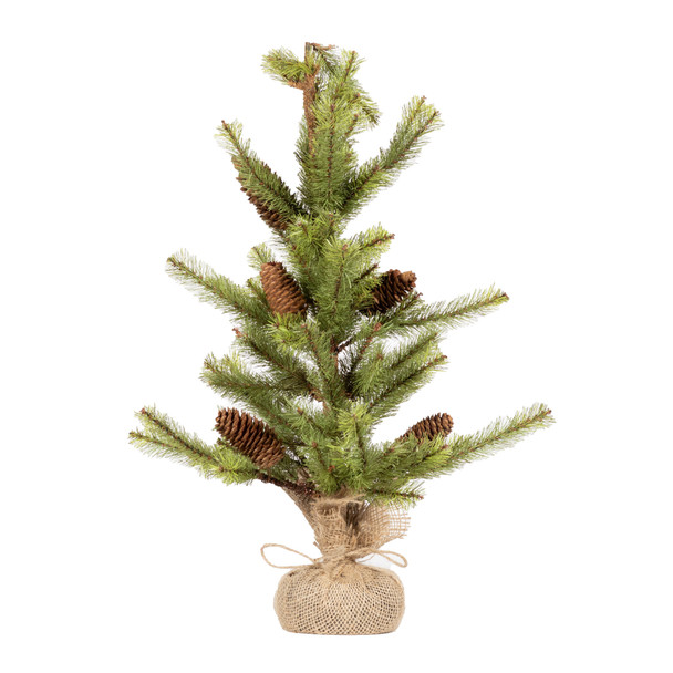 Pine Tree with Burlap Base (Set of 2) - 87608