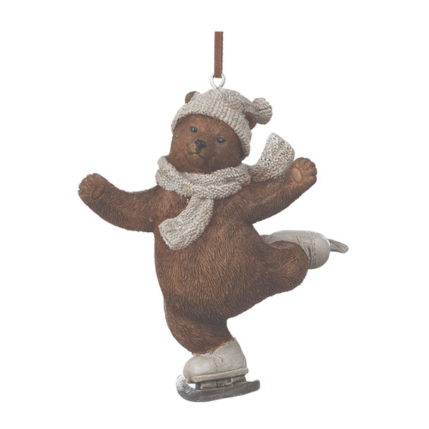 Skate and Snowboard Bear Ornament (Set of 4) - 87633