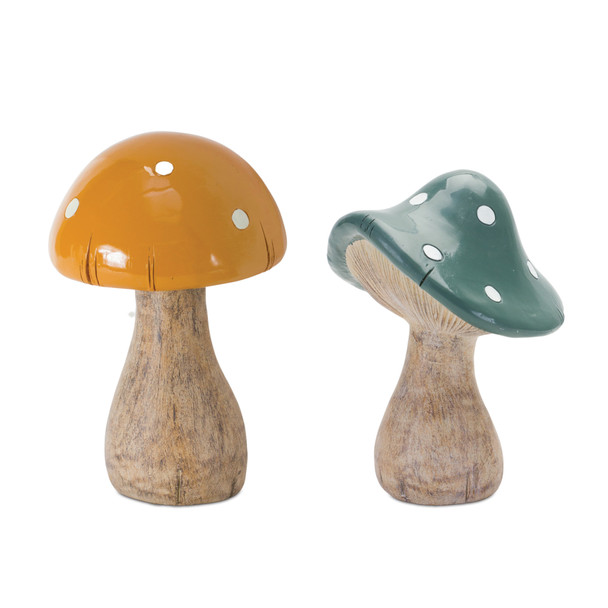 Garden Mushroom Decor (Set of 2) - 88089