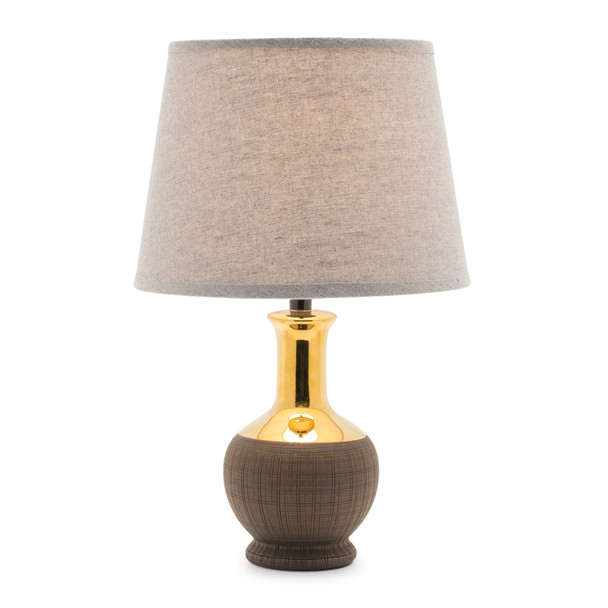 Two Tone Ceramic Lamp 17"H - 88095