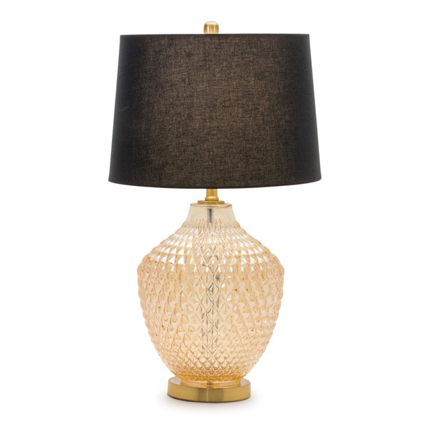 Textured Glass Lamp 28.5"H - 88108