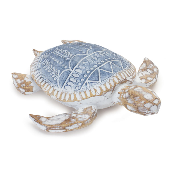 Geometric Etched Turtle 10.5"L - 88179