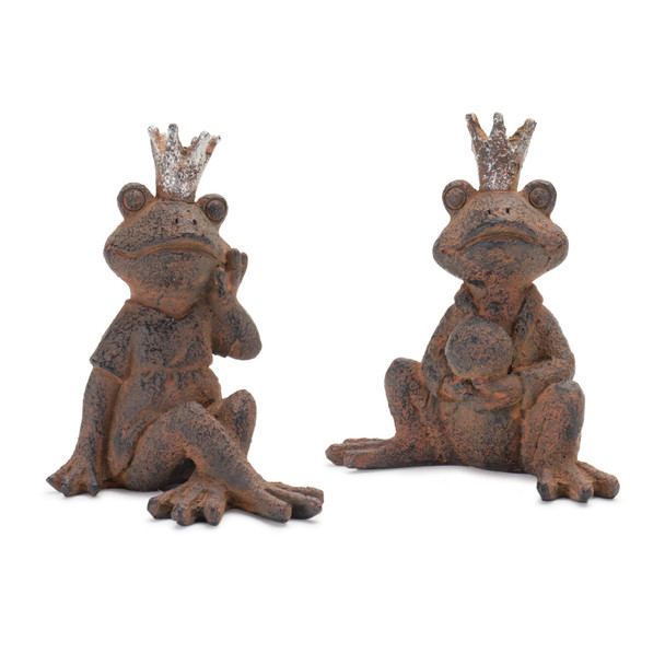 Royal Sitting Frog Figurine (Set of 6) - 88685