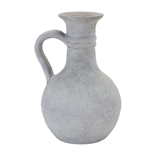 Grey Pitcher Vase 9"H - 88907