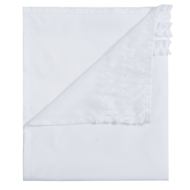 White Microfiber Sheet Set w/Ruffles AND Extra Pillowcases (Ruffled Sheets - White)