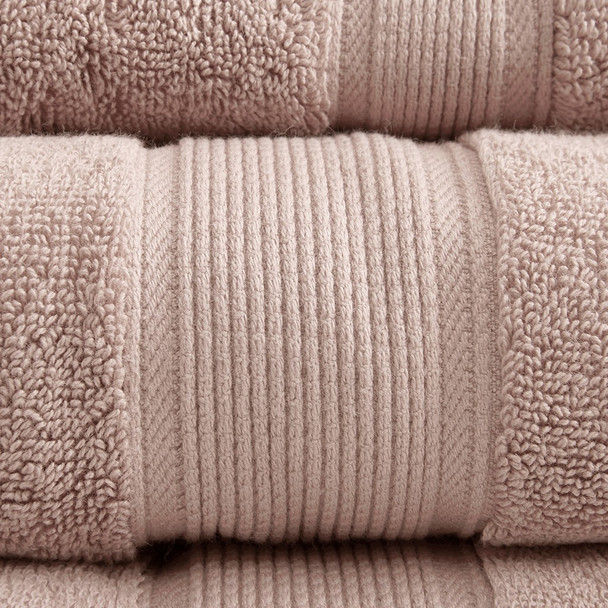 8pc Blush Pink 800GSM Long Staple Cotton Bath Towel Set (800GSM-Blush)