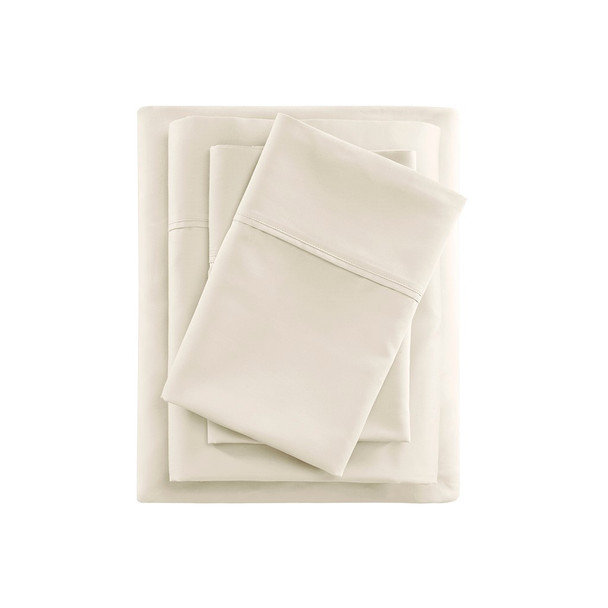 4pc Ivory 600TC Cooling Cotton Rich Sheet Set - FULL (086569216977)