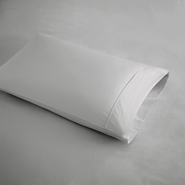 4pc Grey 400TC Wrinkle Resistant Cotton Sateen Sheet Set - KING (086569216878)