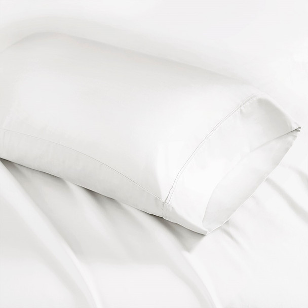 4pc White 1500TC Cotton Rich Sheet Set (1500TC Cotton-White)