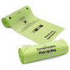 Compostable ROLL BAG -PALLET 80 CASES