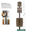 Trail Proven™ Dog Waste Station - made from recycled plastics