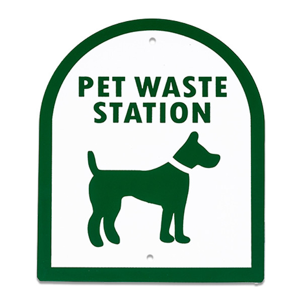 SIGN DOG WASTE STATION