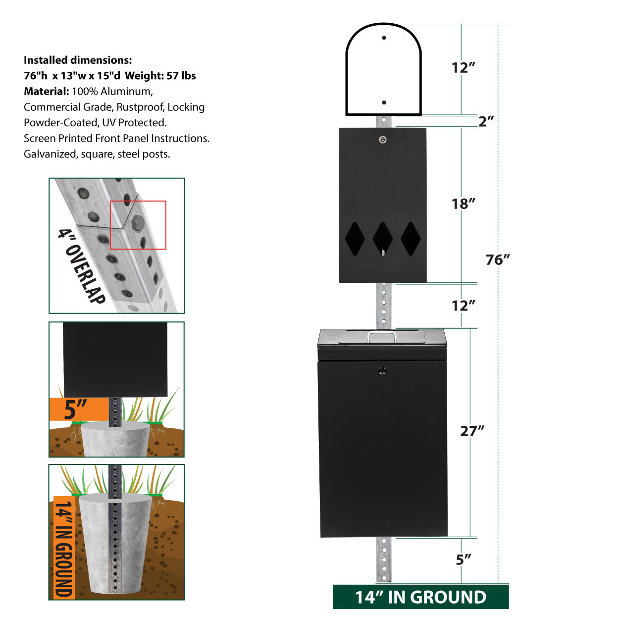 The Gladiator® Dog Waste Station