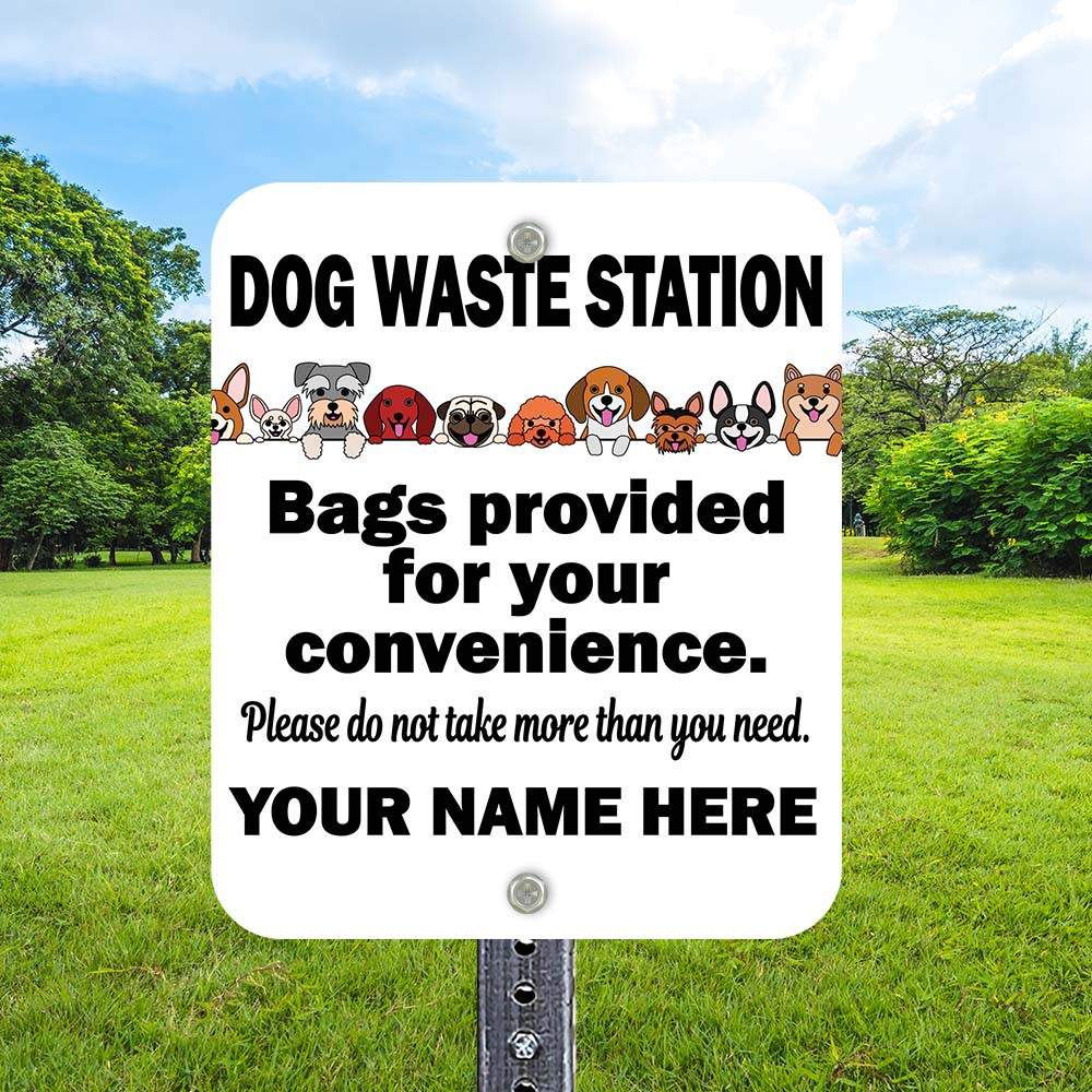 Custom Dog Sign: Top Dogs 10"x 12" Aluminum Sign
