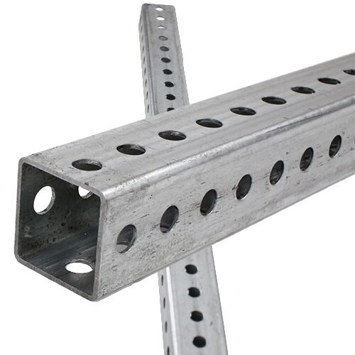 Square Post 2-Piece Galvanized Steel Square Post 2-Piece Galvanized Steel