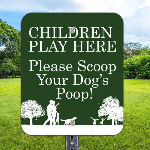Children Play Here 10"x12" Aluminum Sign Children Play Here 10"x12" Aluminum Sign