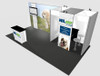 Linear Turnkey Rental Booth 10 x 20 Light Box ML5