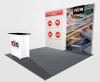 Linear Turnkey Rental Booth 10 x 10 Light Box MM3.2