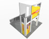 Double Deck Turnkey Rental Booth 20 x 20 DD99-LSS-WF