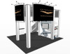 Double Deck Turnkey Rental Booth 20 x 20 DD913-LSS-HP