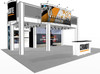 Double Deck Turnkey Rental Booth 20 x 30 DD926-LSS-HP