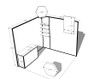 Custom 10x10 L-Shape Booth, Excellent Condition