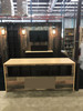 Modular wood accent booth