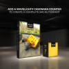 6ft WaveLite Casonara SEG LightBox, Single Sided Frame with Custom Front and Side Panel Printed Graphics. Packed in One CA700 Case to Counter!