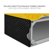 10ft WaveLite Casonara SEG Light Counter With Complete 360° Panel Graphic Package and Black Fabric Counter Top. Packed in One CA700 Case to Counter!
