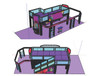 Amazing Double Decker Booth; Pristine Shape, Used Only Once!