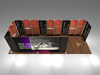Versatile 10 X 30 Modular Merchandiser Booth Build, Perfect for displaying products 