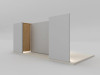 Custom 10x20 inline display Only Used once