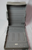 Nimlok 10' Black Velcro Fabric Pop Up Curved Wall Trade Show booth with Shelves