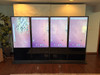 QTY 4. 55” Freestanding Touch Display Kiosks with Road Cases