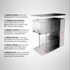 Open Box 10' x 10' Custom Backlit Trade Show Booth with Arch, Counter, Monitor Mount and Merchandiser Shelves