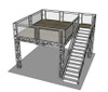 Brand New Custom Double Deck Trade show booths, Various Sizes