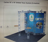 Orbital Expo Display Booth "Carina" 10'x10' with the shipping crates that has never been taken out of the box