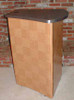 Laminate podium wood color sturdy Tigermark