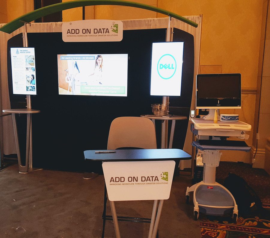 Recently Sold Used Booth! - Like New - 10' Nomadic Inspire 2.0 Inline Display