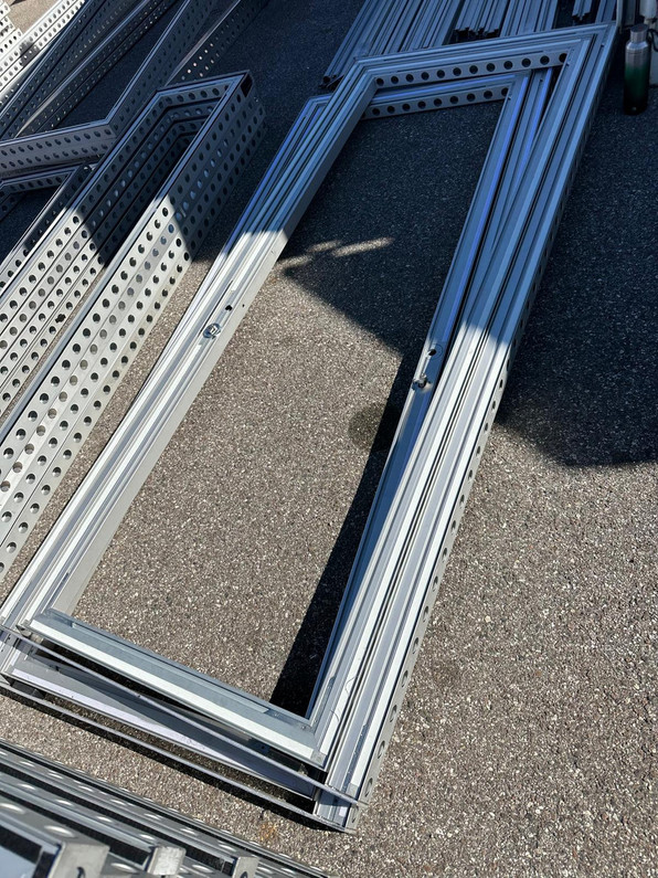 Recently Sold Used Booth! - Trade show Event set-up materials ( aluminum frames for backwalls)