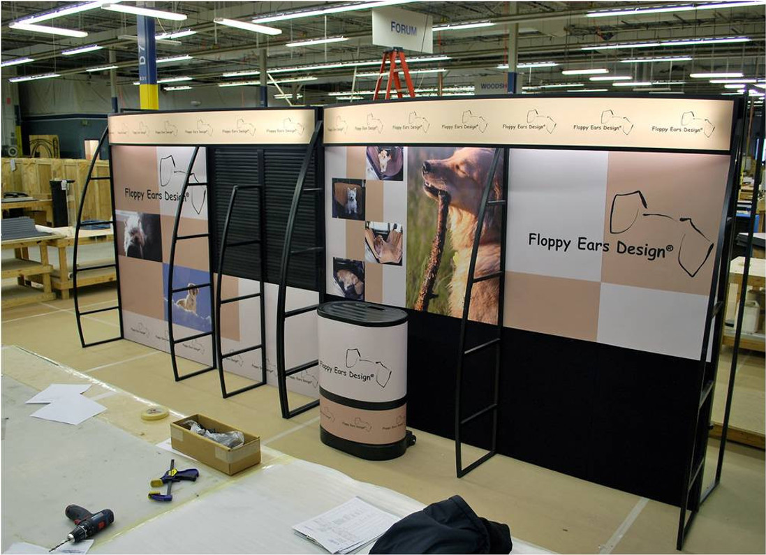 Recently Sold Used Booth! - 10' x 20' Linear Booth with Slatwall