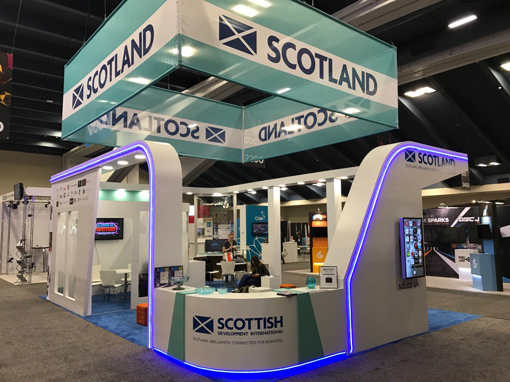 Recently Sold Used Booth! - Modern Exhibit with Conference and Storage Room