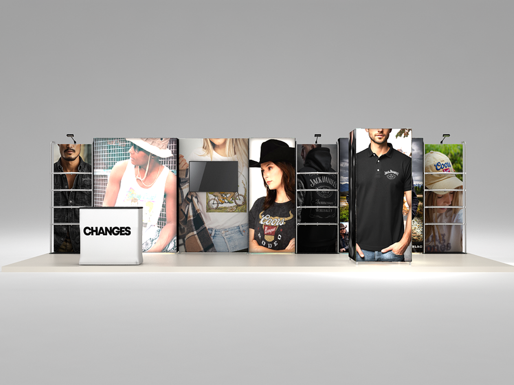Light Up the Show Floor: Like-New Modular Lightbox Booth That Adapts to Any Space