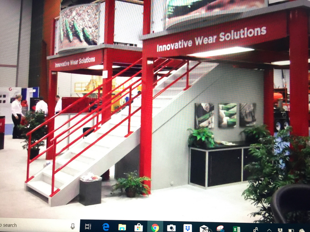 Recently Sold Used Booth! - Two story custom tradeshow booth