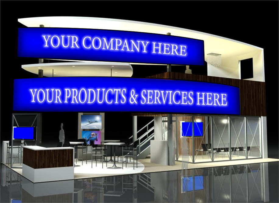 Recently Sold Used Booth! - Premium 20x40 Double Deck Exhibit