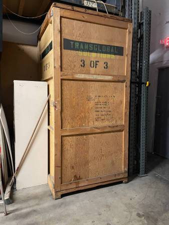 Recently Sold Used Booth! - Three Large Wooden Storage Crates - Used Only Once (Great Condition)
