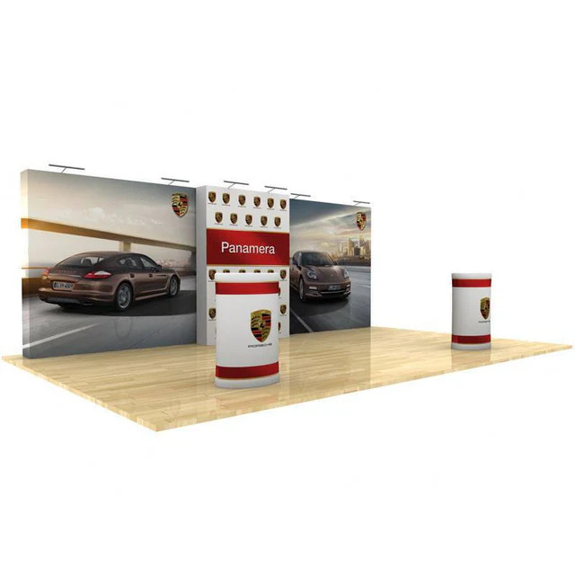 Recently Sold Used Booth! - Used 20' pop up display w/ carrying case and lights