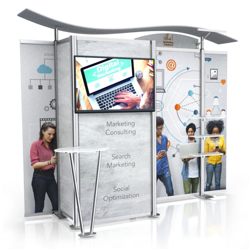 Why Our Backwall Design Booths Are Your Best Trade Show Investment!