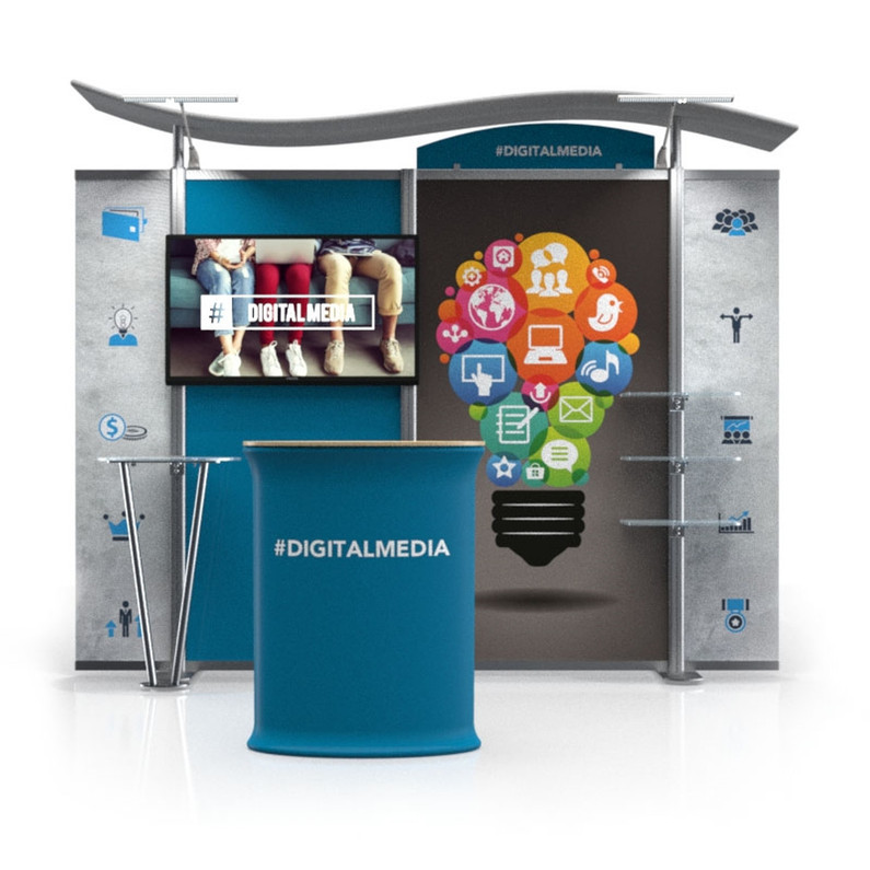 Recently Sold Used Booth! - 10x10 Wave Canopy Display