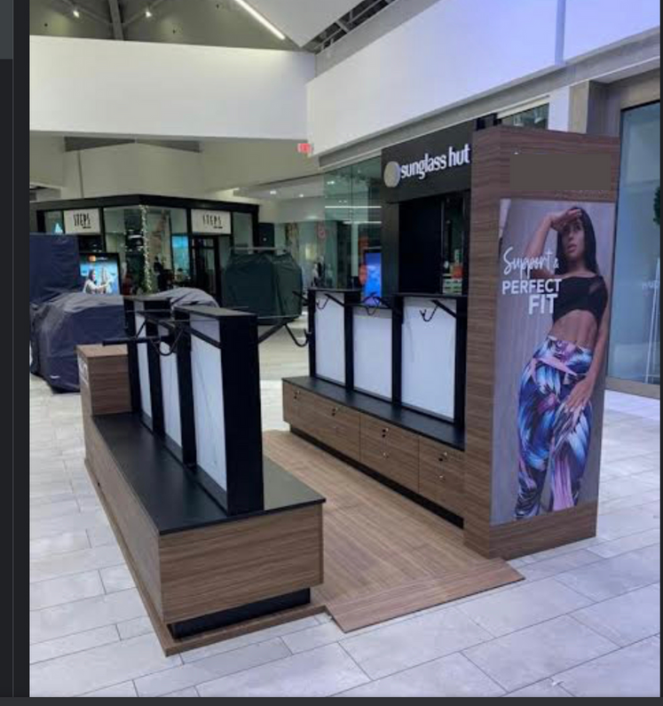 Recently Sold Used Booth! - Excellent Condition Apparel Kiosk